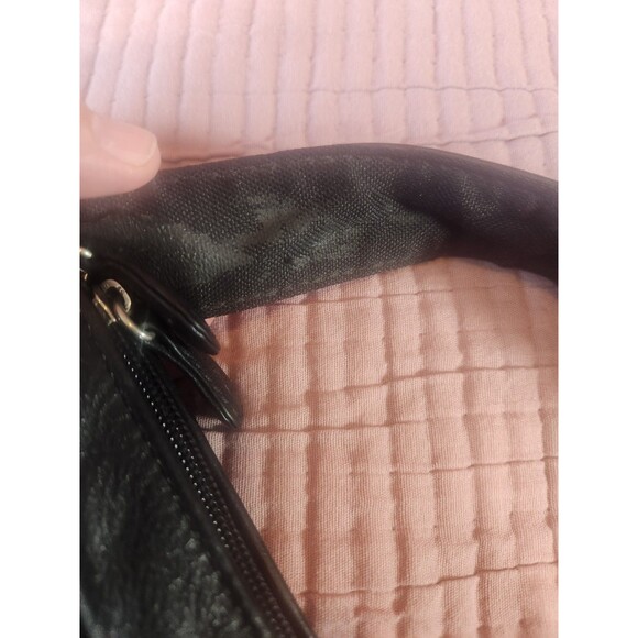 Ameribag Healthy Back Bag Black Leather Classic Sling Shoulder Backpack - Picture 3 of 15